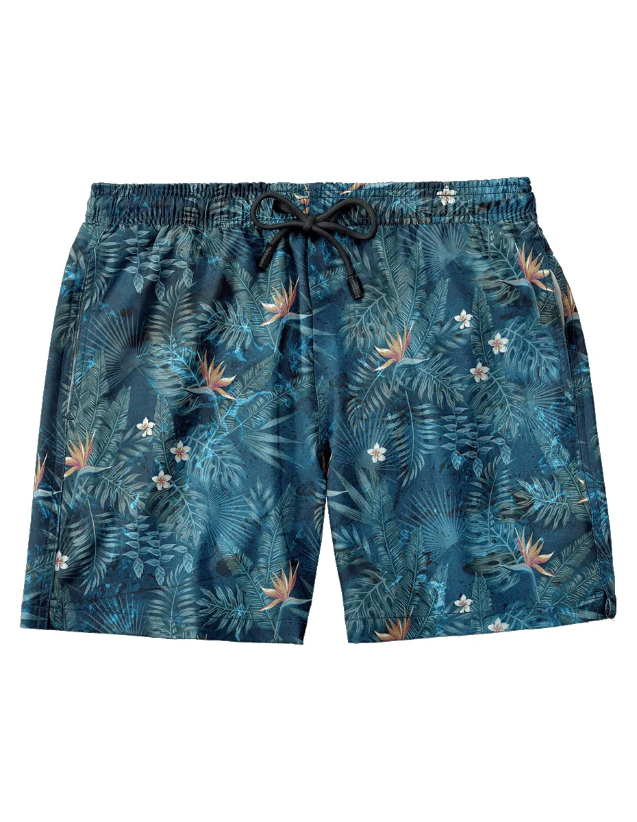 Birds Of Paradise Swim Trunks