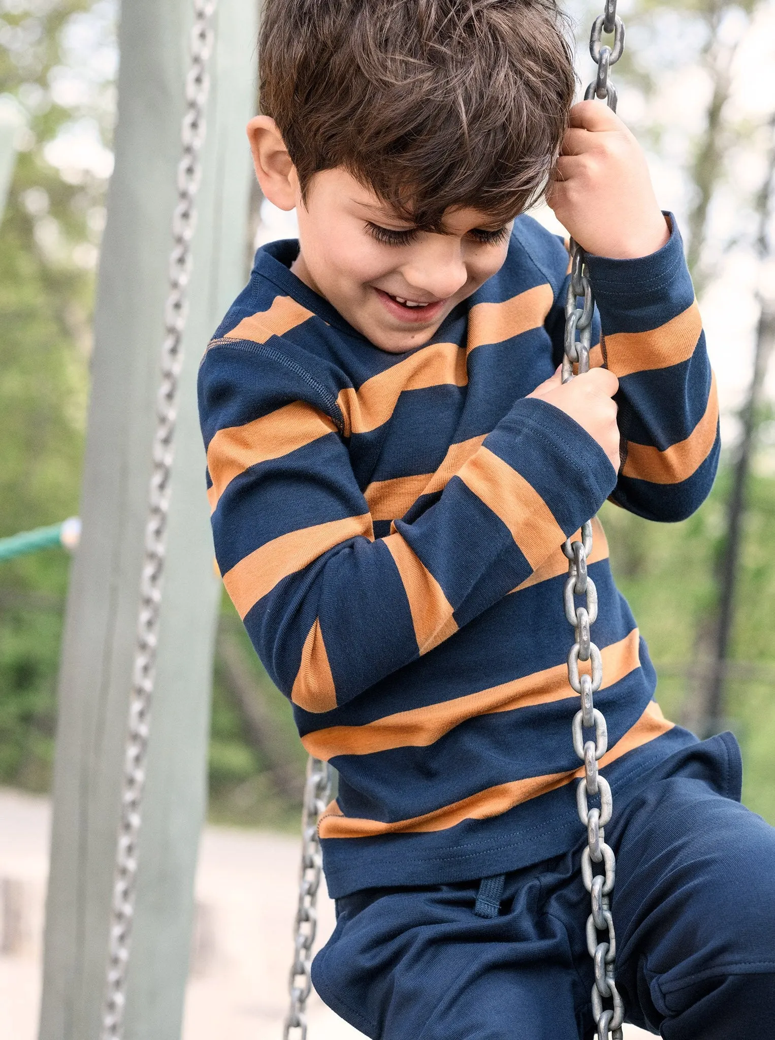 Block Stripe Kids Top