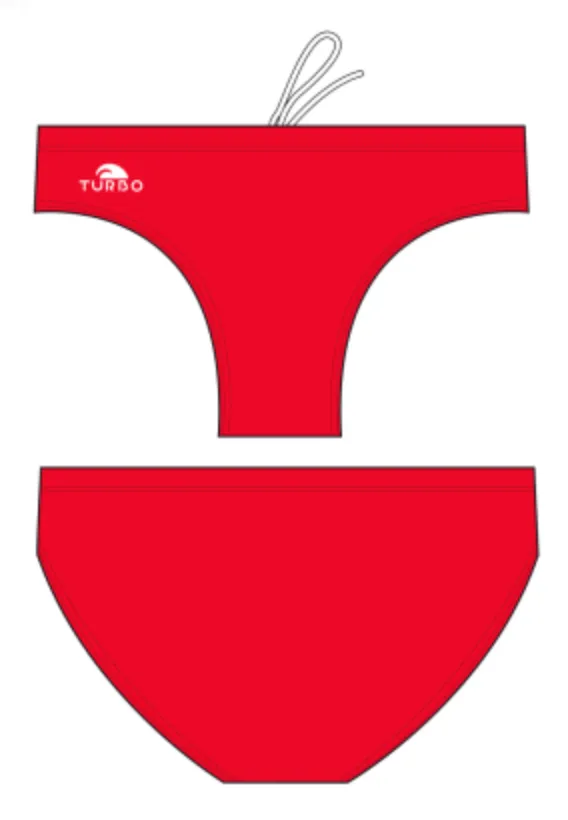 Boys Swimming Trunks - Classic (Red)
