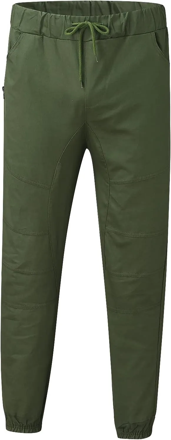 Cargo Pants for Men Relaxed Fit Mens Cargo Pants Sweatpants Men's Heavyweight Cargo Fleece Sweatpants Stretch Elastic