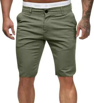 Cargo Shorts for Men Relaxed Fit Beach Shorts Casual Summer Tactic Pants Stretch Waist with Pockets