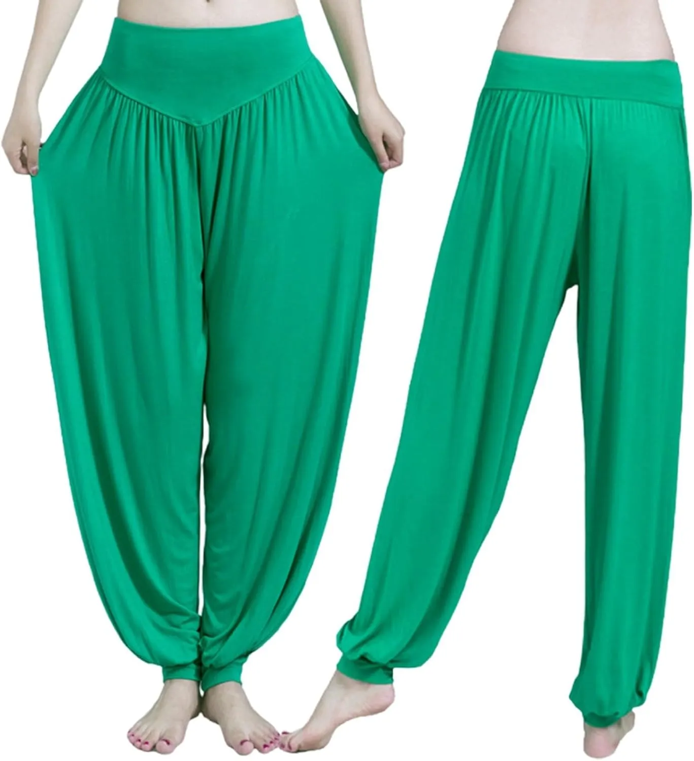 Harem Pants Women High Waist Yoga Pants Elastic Soft Modal Sports Pants 2025 Summer Loose Comfy Joggers Trousers