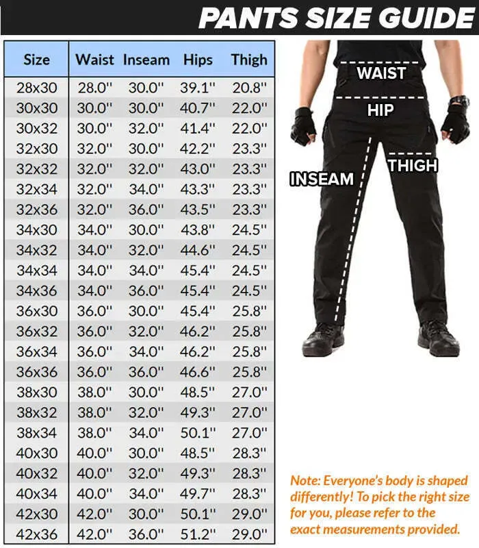 Last day Sale 50% OFF-Multifunctional waterproof and tear proof tactical pants-For Male or Female