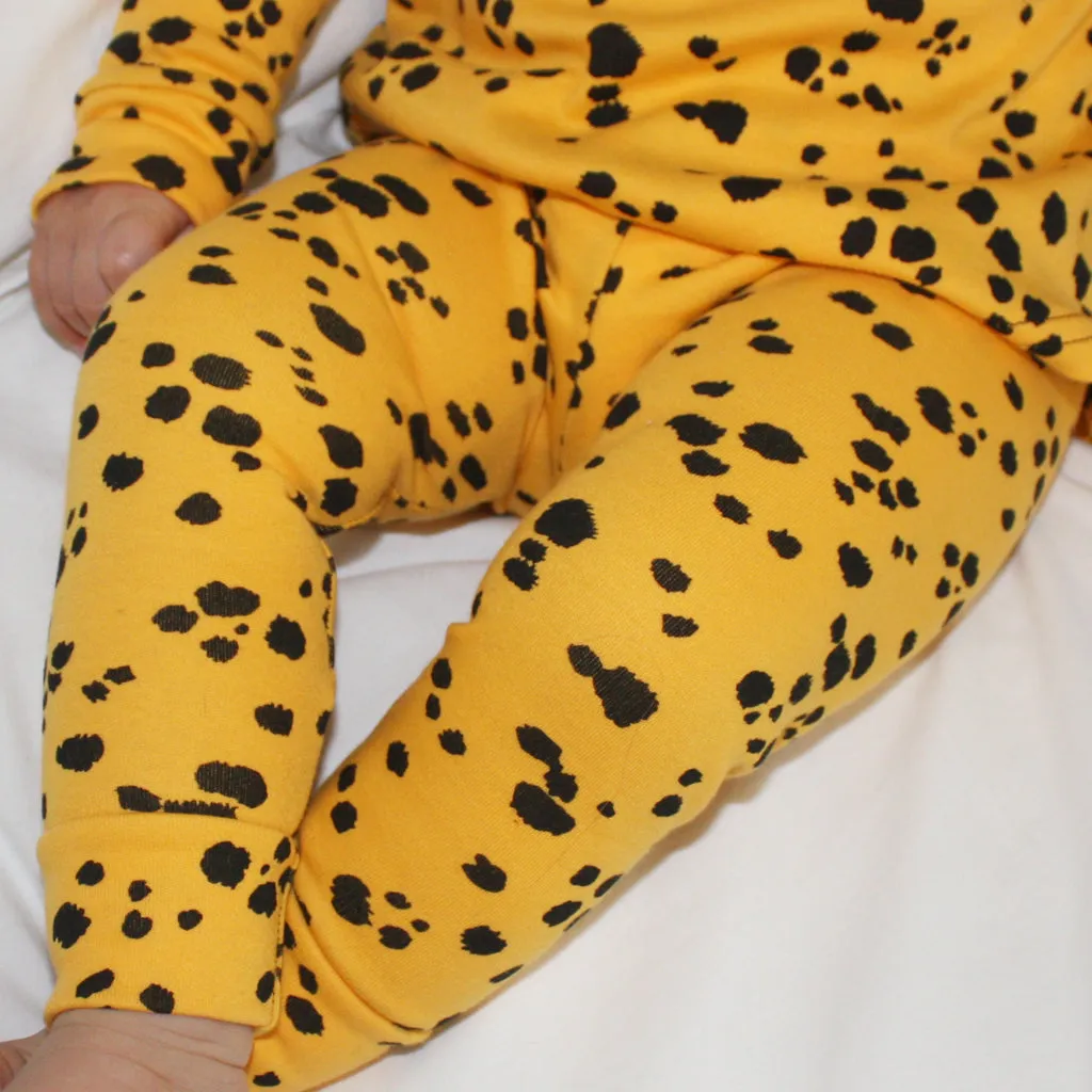 Lounge Set - Yellow Dalmatian Spots