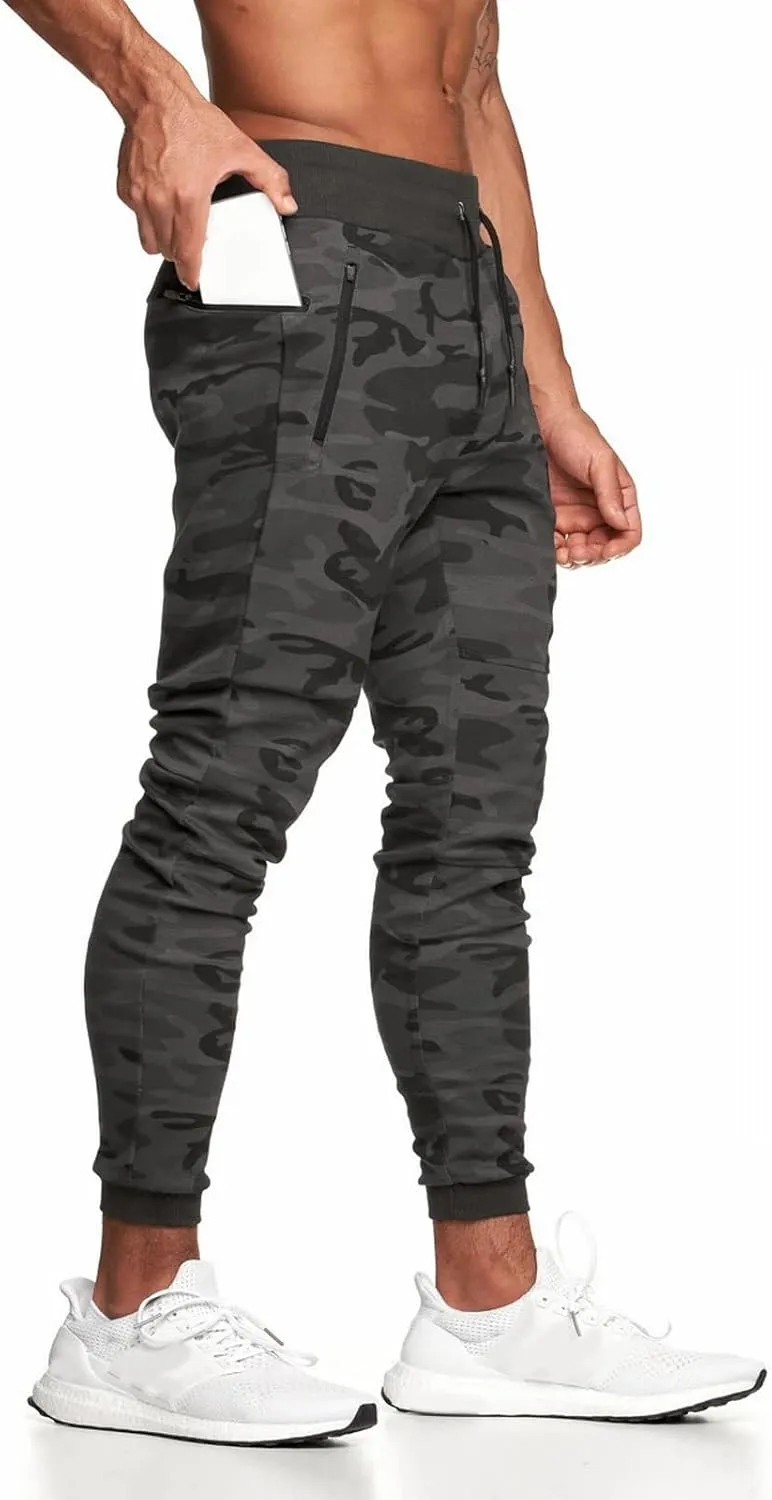 Mens Sweatpants Joggers Pants Man Pants for Men Hiking Ripstop Cargo Pants Men's Heavyweight Cargo Fleece Sweatpants