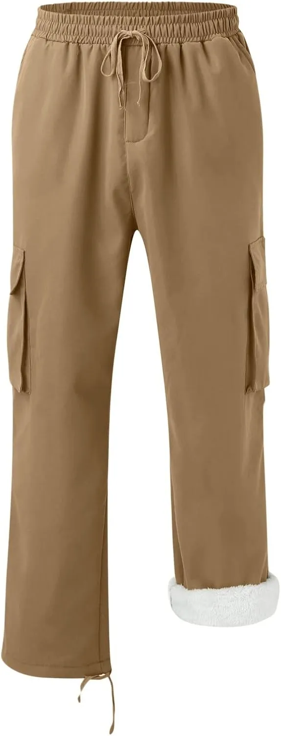 Mens Sweatpants with Pockets with Pockets Fleece Cargo Sweatpants Streetwear Hip Hop Pants Cargo Pants Joggers Casual