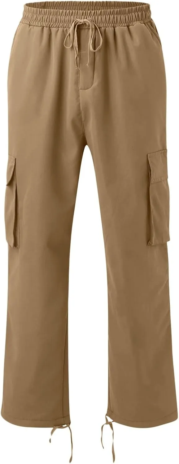 Mens Sweatpants with Pockets with Pockets Fleece Cargo Sweatpants Streetwear Hip Hop Pants Cargo Pants Joggers Casual