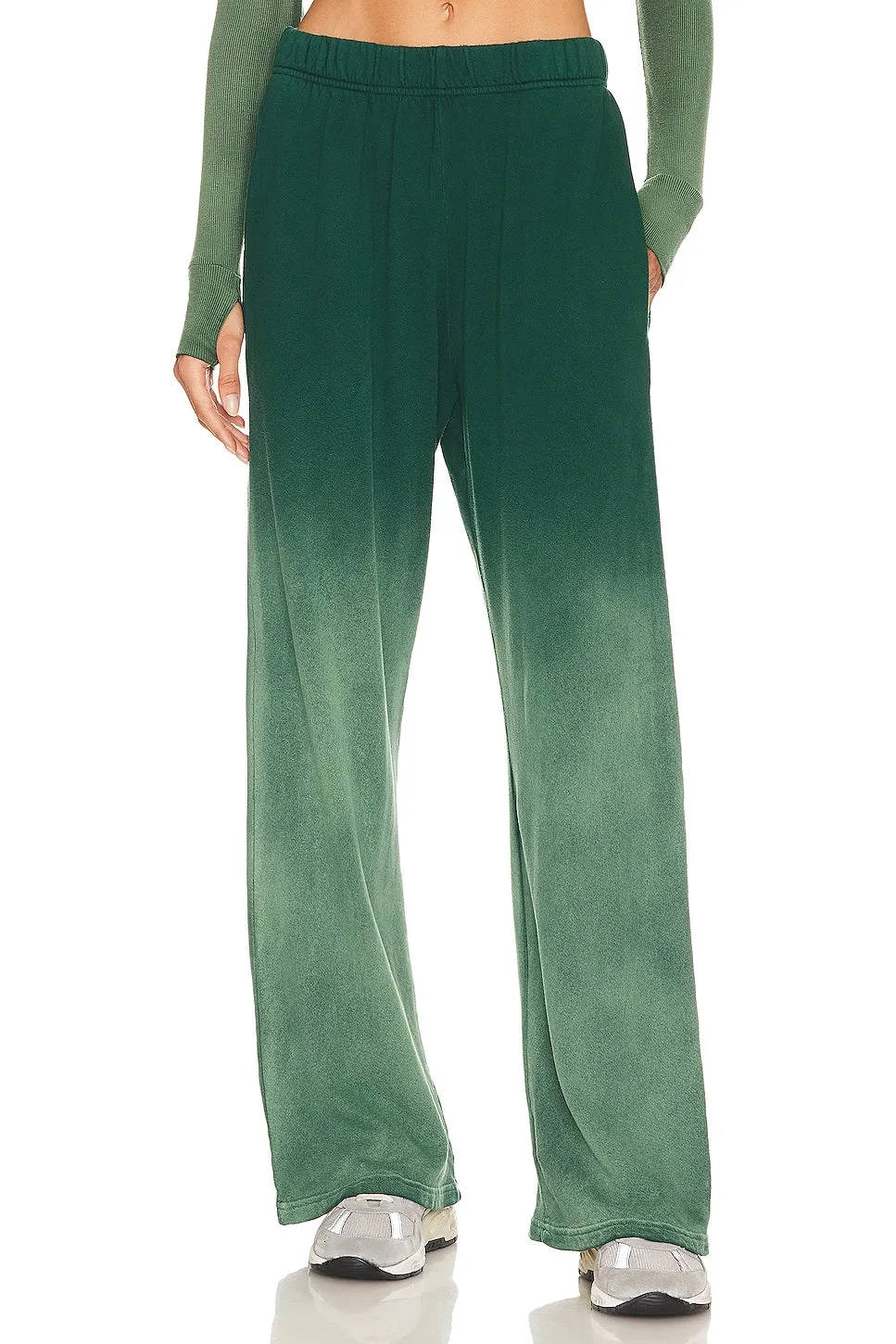 Michael Lauren Theoden Wide Leg Pants, Vintage Emerald