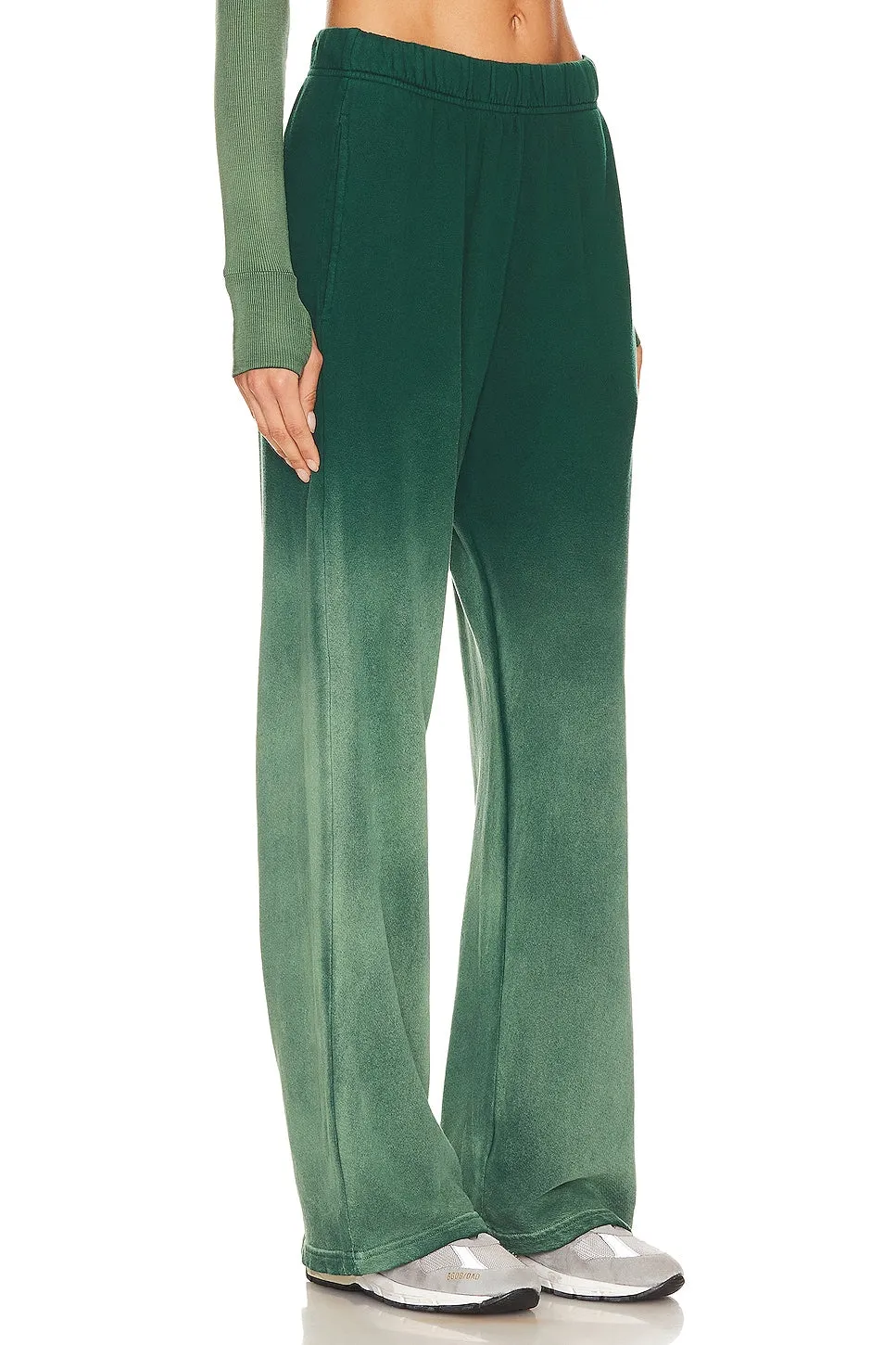 Michael Lauren Theoden Wide Leg Pants, Vintage Emerald