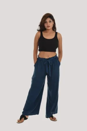 Mid-Rise Soft Wide Leg Women Pants