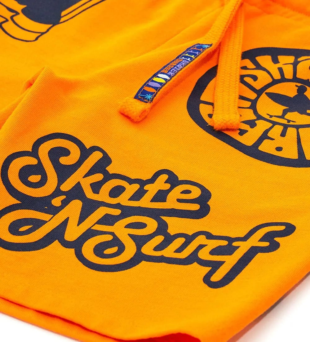 SKATE & SURF 100% COTTON FLEECE SHORTS