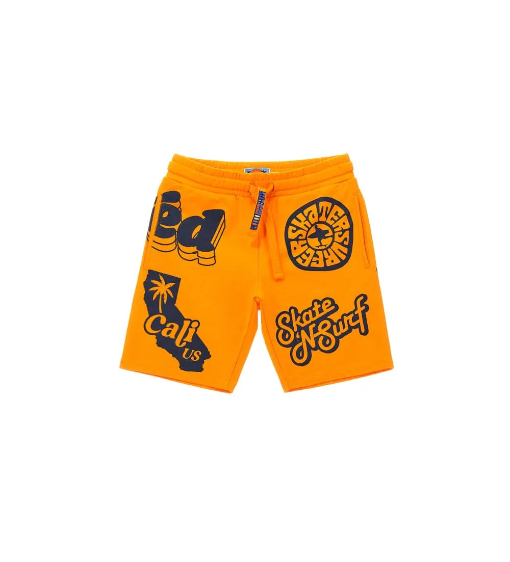 SKATE & SURF 100% COTTON FLEECE SHORTS