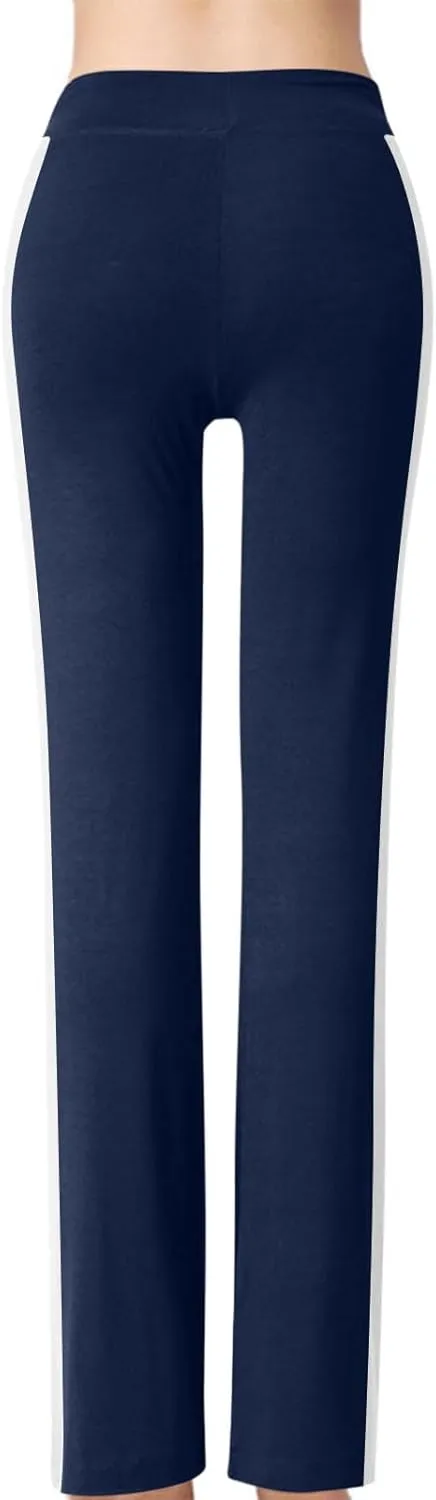 Women Yoga Pants Long Modal Comfy Drawstring Trousers Loose Straight Leg Yoga Running Athletic Lounge Pants