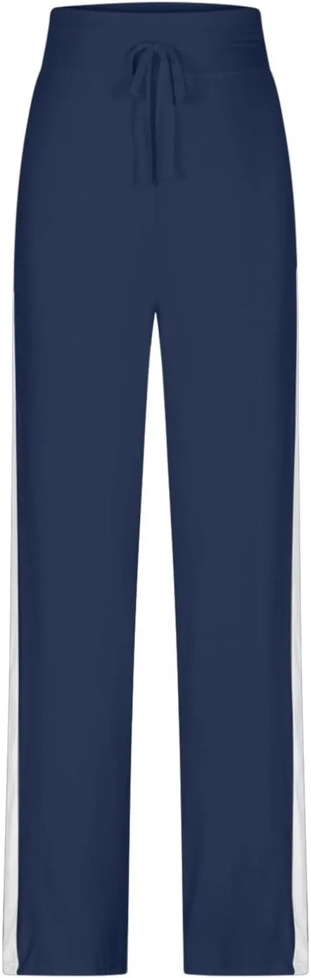 Women Yoga Pants Long Modal Comfy Drawstring Trousers Loose Straight Leg Yoga Running Athletic Lounge Pants